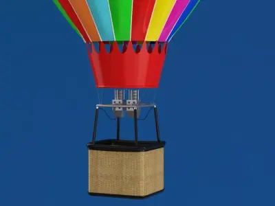 Hot Air Balloon Collection 3D Model Pack