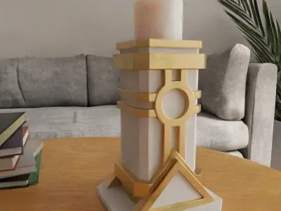 scifi VASE - POT - PLANTER - CANDY DISH- URN - pens holder 016 3D print model