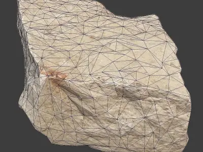 Janet Stone Low-poly 3D model