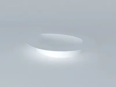 Pool 3 light in shape of bowl Free 3D model