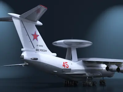  Beriev A 50 Aircraft Simplified 