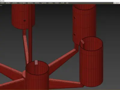 BLAKESLEE CHANDELIER Low-poly 3D model