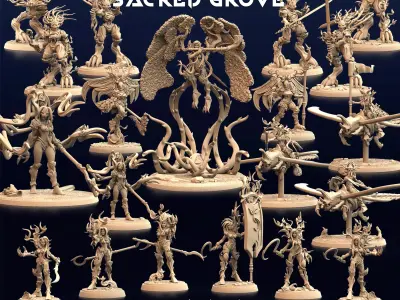 Awakening of the Sacred Grove - Knight 3D print model