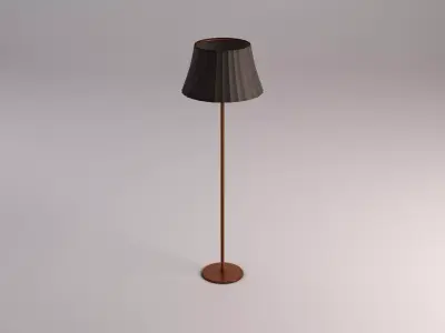 FLOOR LAMP---Folded lampshade 3D model