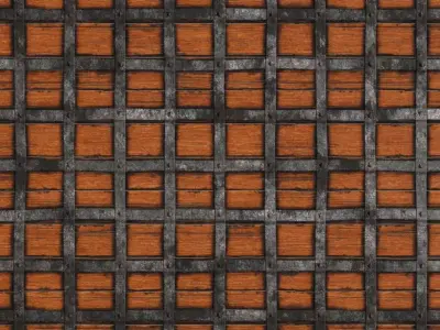 High-Gloss Varnished Pine Wood Planks PBR Texture