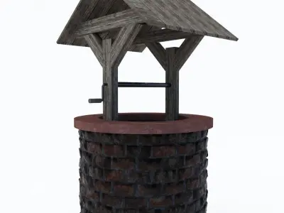 PBR Well Modeling Free low-poly 3D model