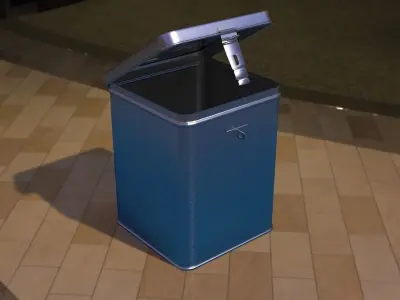 The Steel Containers 3D model