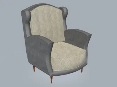 Wilson Armchair 3D model