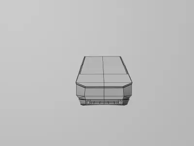 Futuristic Cybertruck 3D model