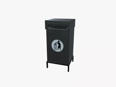 Dust Bin 3D model