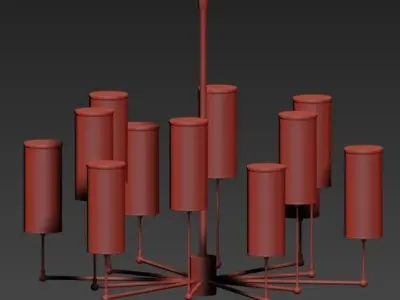 Clarence chandelier 3D model