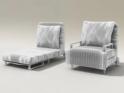 Nuovo Arturo Armchair 3D model