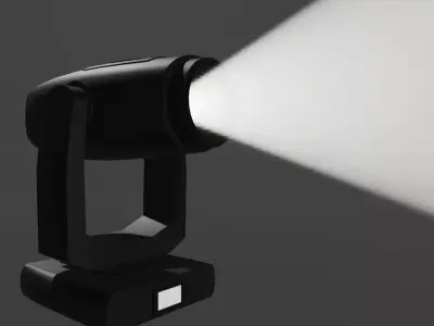 Moving head 1 A Japanese Ver Free low-poly 3D model