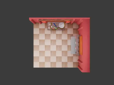 Christmas Scene 3D model