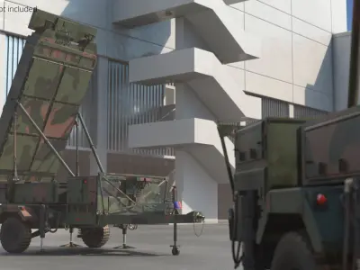  AN-TPS-80 Ground Air Radar System Deployed 