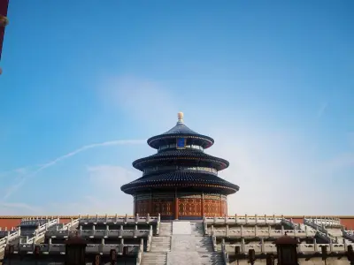 Temple of Heaven Beijing Chinese palace 3D model