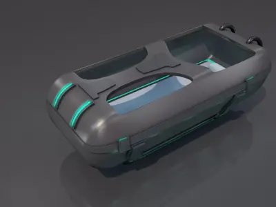 Sci Fi Medpod 3D model