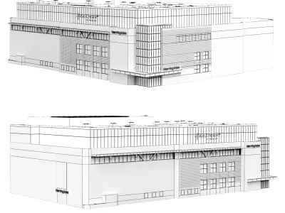 Santa Cruz Mall California 3D model