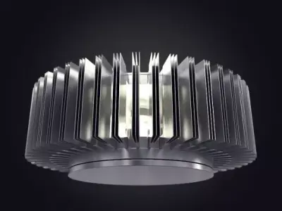 Modern Round Ceiling Lamp 3D model