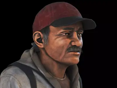 Free Scavenger Free low-poly 3D model