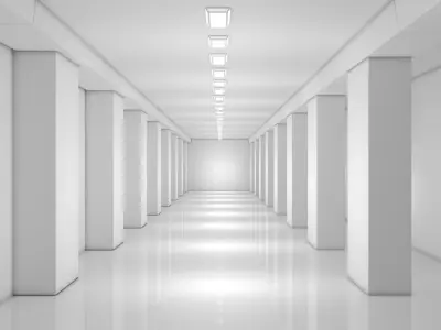 Sci Fi Room Low-poly 3D model