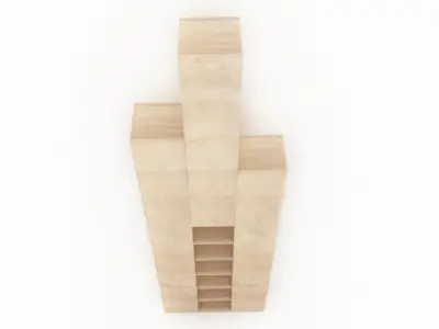 Creating a cabinet model in 3ds Max using V-Ray  3D model