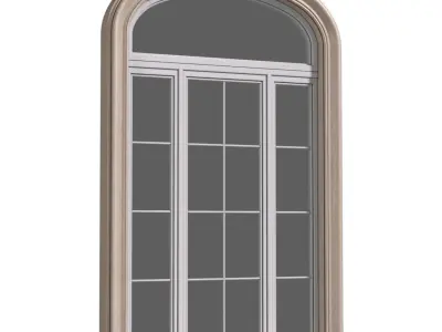 Arc Classical Frame Window 3D model buy