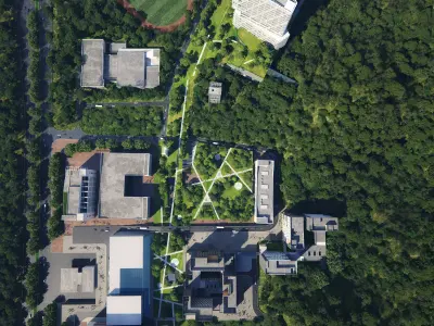 Modern Urban Sports Park Masterplan 3D model