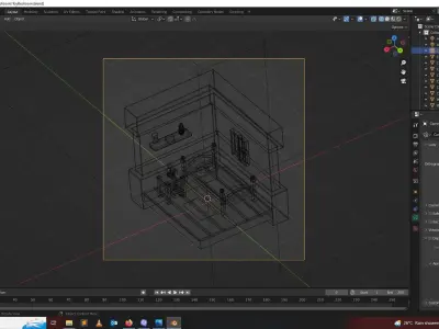 Toy Bedroom Free low-poly 3D model