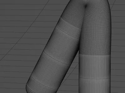 light bulb shaped ten 3D model