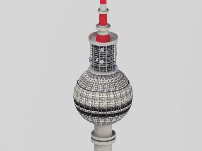 Berlin TV Tower 3D model