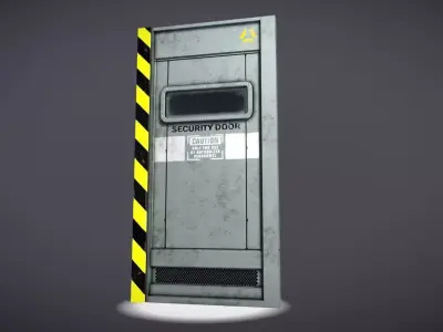Security Door 3D model