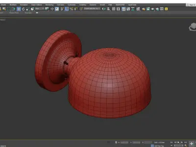 THURMAN WALL SCONCE Low-poly 3D model