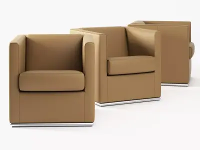 Bolero person swivel chair 3D model