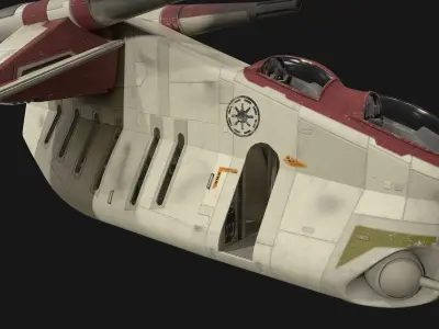 Star Wars - LAAT Low-poly 3D model