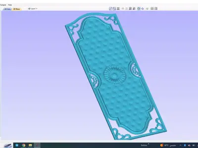 door design 2024 new Modell door carving 3D model