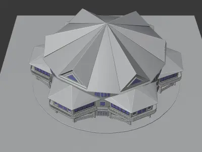 Multi-Family Cottage 3D model