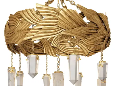 Goossens Paris Couture Chandelier 3D model