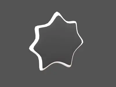 Speech Balloon v32 002 Low-poly 3D model