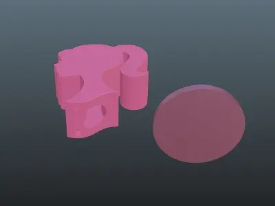 Barbie lamp 3D print model