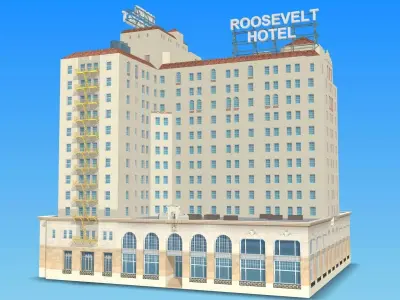 The Hollywood Roosevelt 3D model