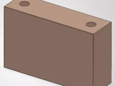 Historic Fireclay Brick CAD Library Solid Smooth NonKeyed 3D model