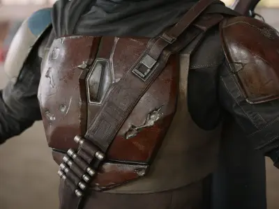 Mandalorian Armor - 3D AssetKit Low-poly 3D model