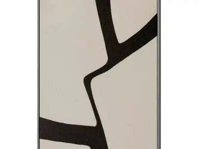 Abstract Painting Frame set 3D model 796