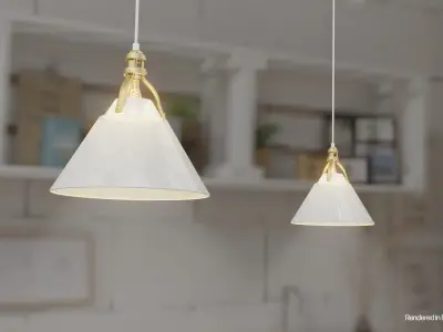 Pendant Light 011 3D model