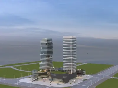 Cityscape 5 3D model