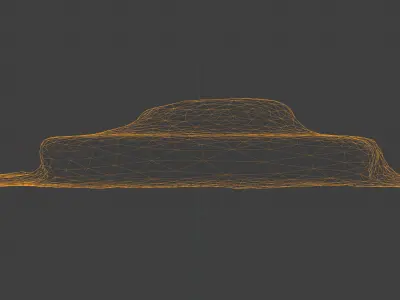 Photorealistic 3D scan of manhole Hatch cover Sewer Manhole Low-poly 3D model