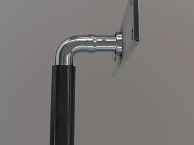 Door Handle Low-poly 3D model get