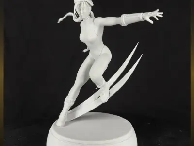 Cammy I Street Fighter 3D print model