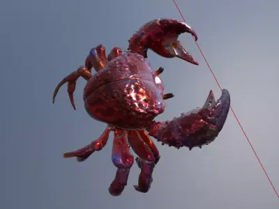 Realistic 3D Crab 3D model